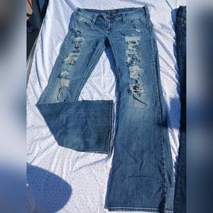 Silver Tuesday Distressed Jeans W33/L33